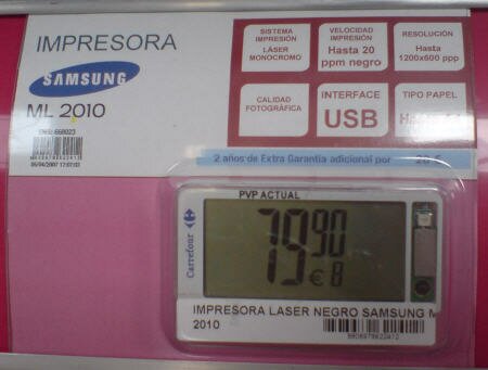 etiqueta electronica